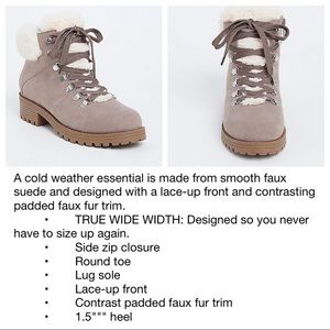 Torrid size 8.5 hiking boots. New in box.